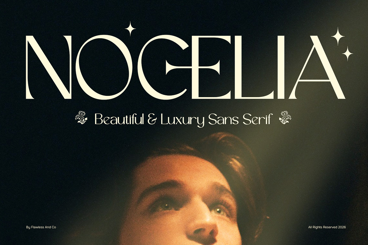 Nocelia - Luxury Sans Serif Font, a Sans Serif Font by Flawless And Co (Photo 1 of 10)
