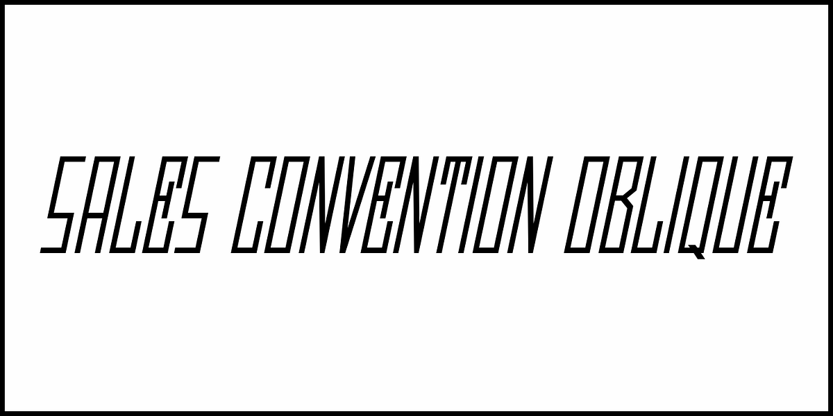 Sales Convention JNL, a Sans Serif Font by Jeff Levine Fonts (Photo 4 of 5)