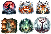 Scary Halloween Background Sublimati, an Illustration by DreamArtGraphic (Thumbnail 4 of 5)