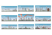 36 World Capitals Skyline, an Illustration by Booblgum (Thumbnail 4 of 7)