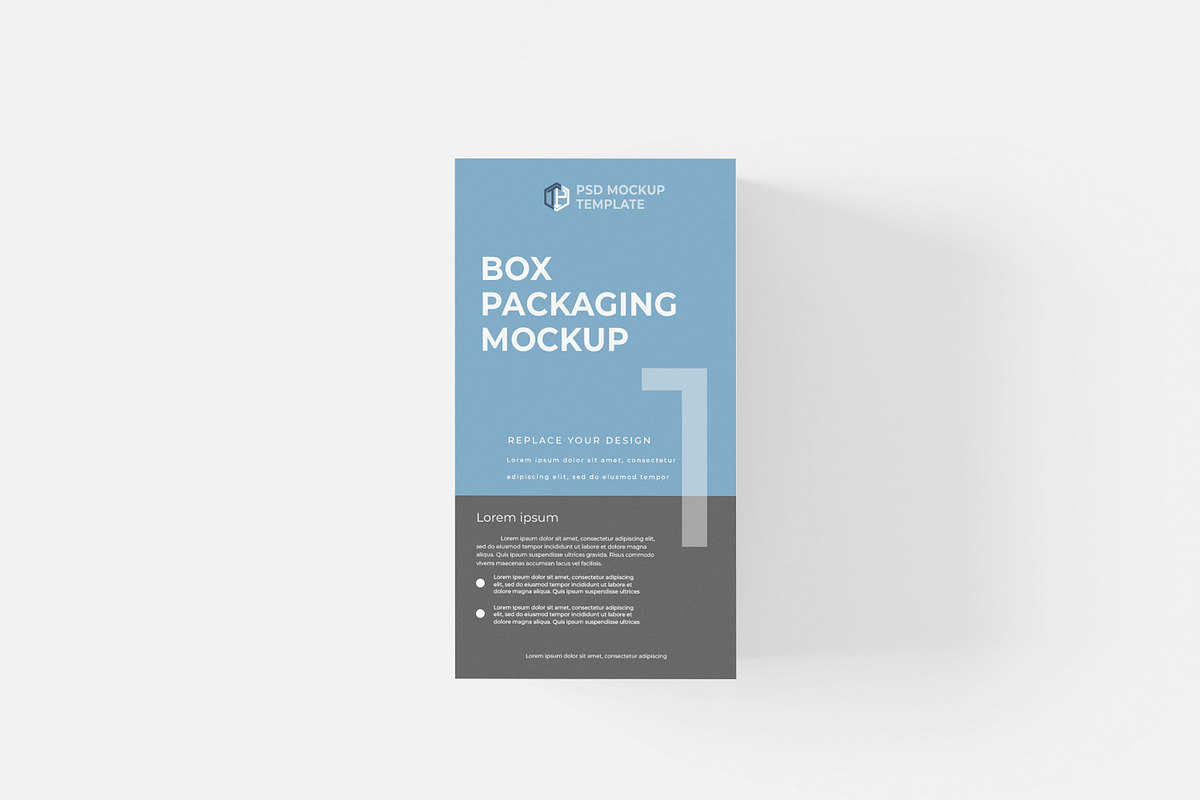 Rectangle Box Packaging Mockup, a Packaging Mockup by tiyasprabawa (Photo 7 of 11)