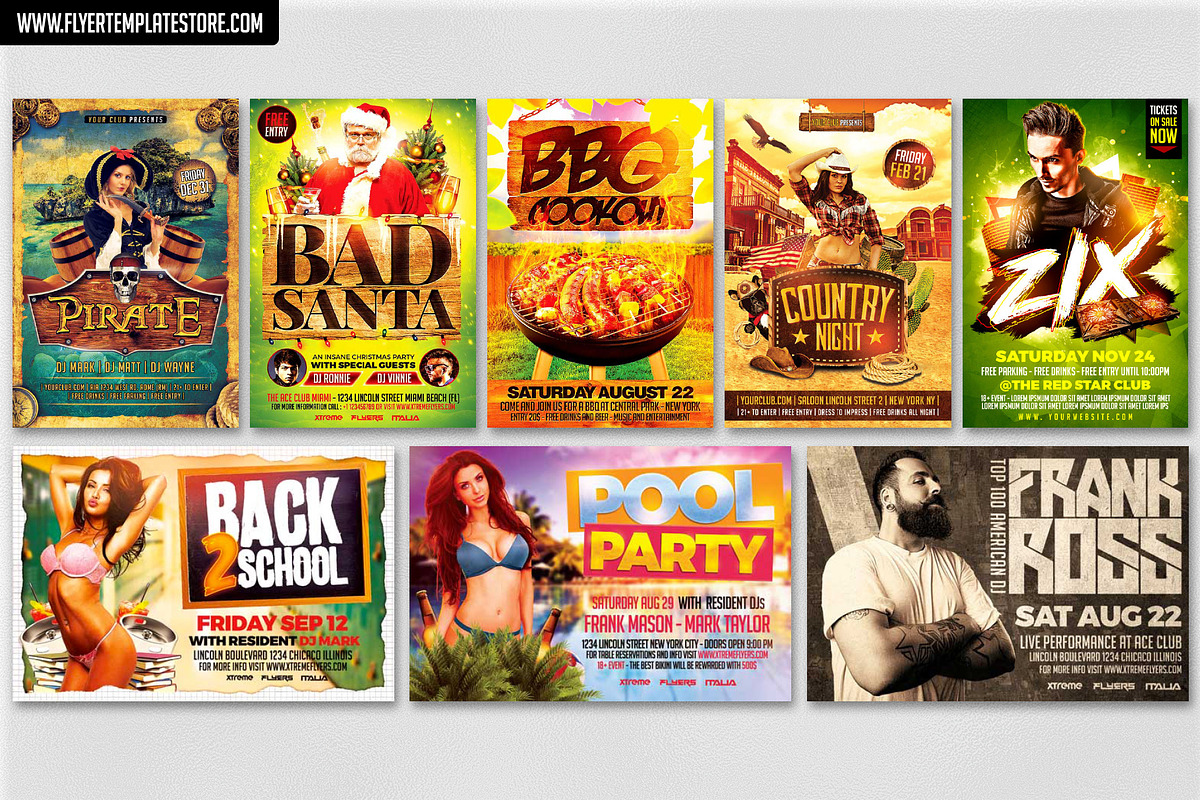 200 Flyer Templates Bundle 98% OFF !, a Flyer Template by XtremeFlyers (Photo 20 of 22)