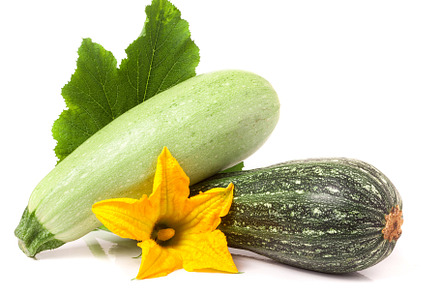 zucchini and squash with leaf flower, a Food & Drink Photo by NataPhoto