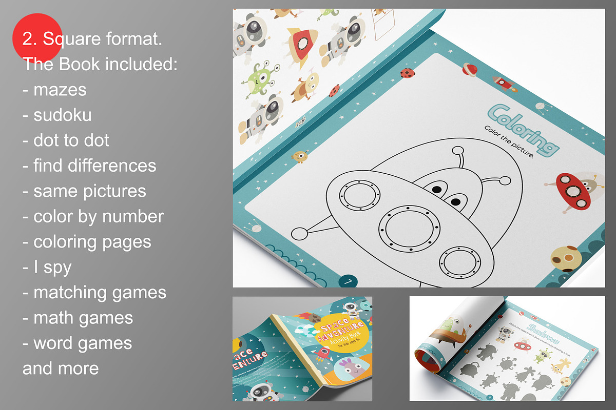 150 Pages for Kids Activity Book, an Education Illustration by Nursery Art (Photo 4 of 6)