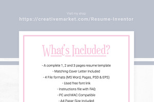 Cool & Creative CV / Resume Design