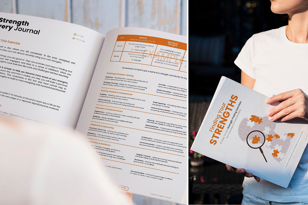 Strengths Discovery Workbook, a Templates & Theme by AndrewPixel (Photo 9 of 9)