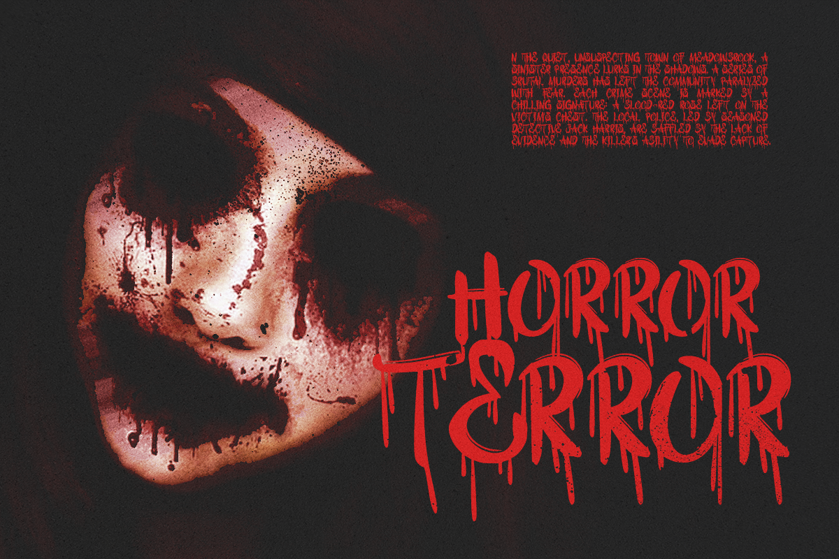 Bloody Shout - Horror Display Font, a Blackletter Font by RagamKata (Photo 4 of 12)