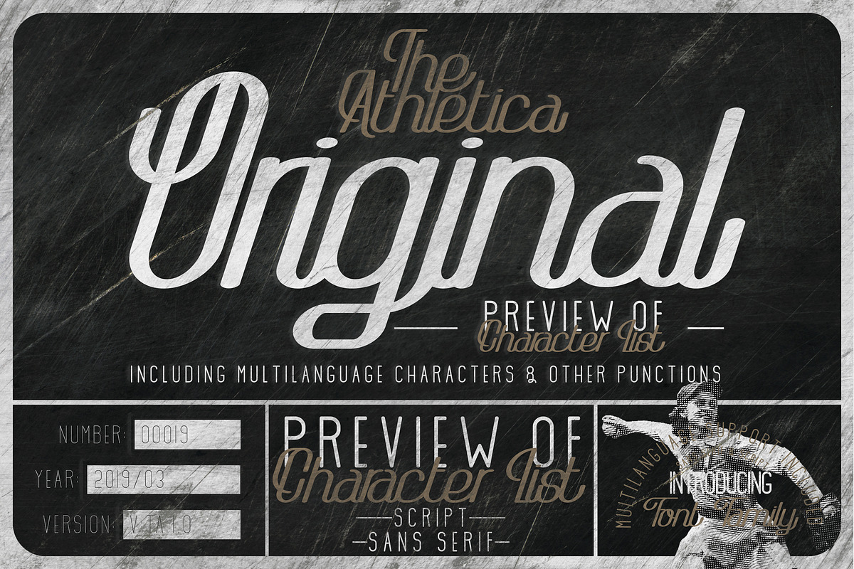 The Athletica Font preview 3