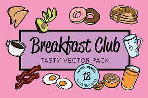 Breakfast Illustrations, a Graphic by Christine LaGrassa