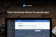 AppLanding — Bootstrap Landing Page, a Bootstrap Template by designmarket24 (Thumbnail 1 of 2)