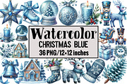 Christmas Blue, an Illustration by Design Market (Thumbnail 1 of 3)