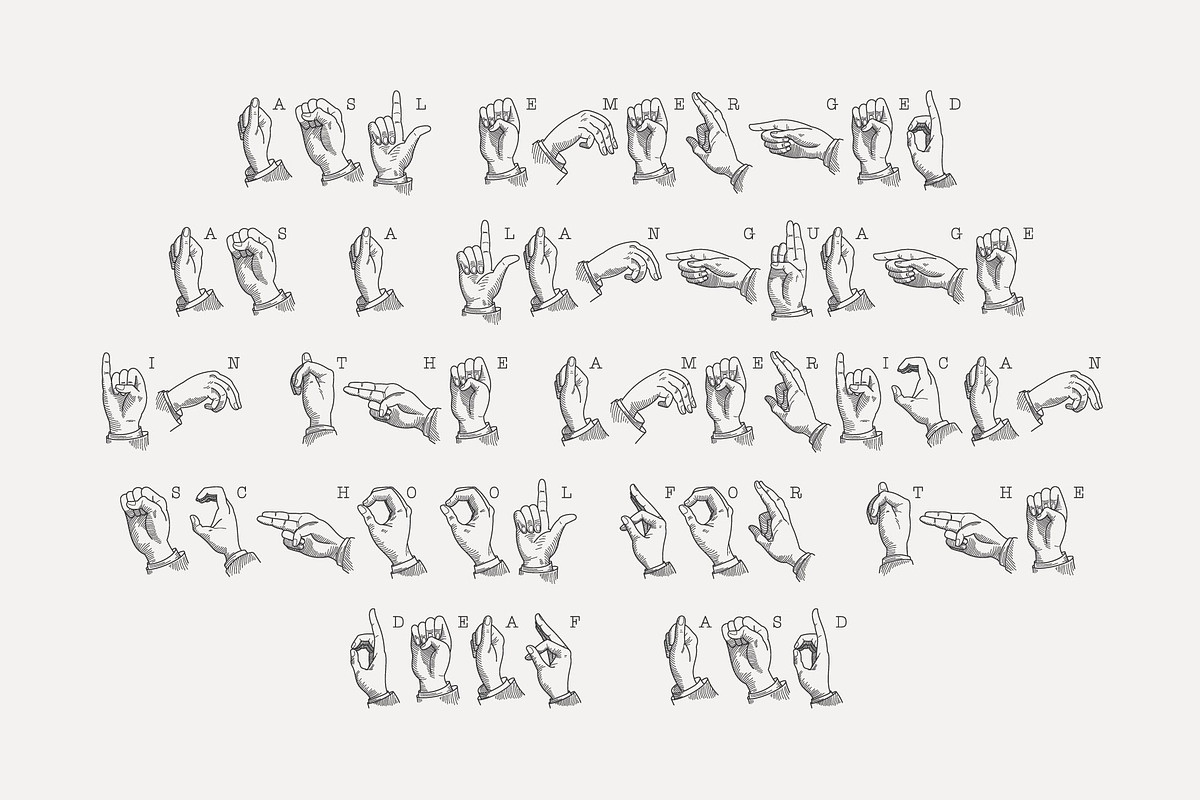 ASL Line font, a Symbol Font by kaer_shop (Photo 6 of 8)