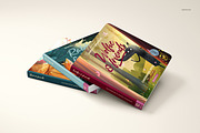 Cardboard Baby book Mockup Set, a Books & Magazine Mockup by creatsy5 (Thumbnail 9 of 14)