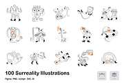 Surreality - 100 illustrations, a Person Illustration by Vectopus.com (Thumbnail 5 of 7)