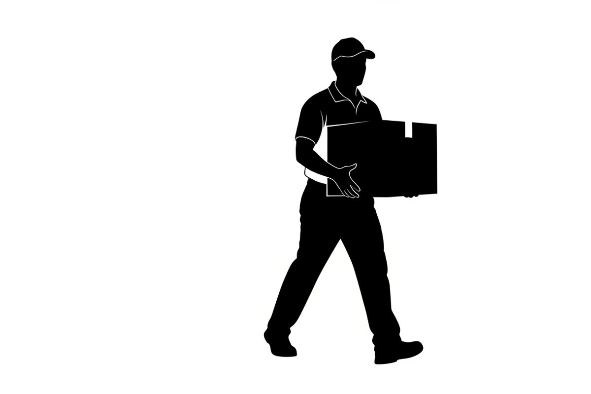 Delivery Driver Silhouette Pack, an Illustration by Amazin_art (Photo 13 of 26)