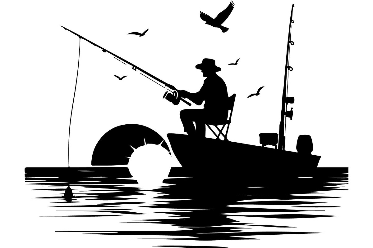 Fishing Vector Scene Bundle, an Object Graphic by jahid234 (Photo 3 of 13)