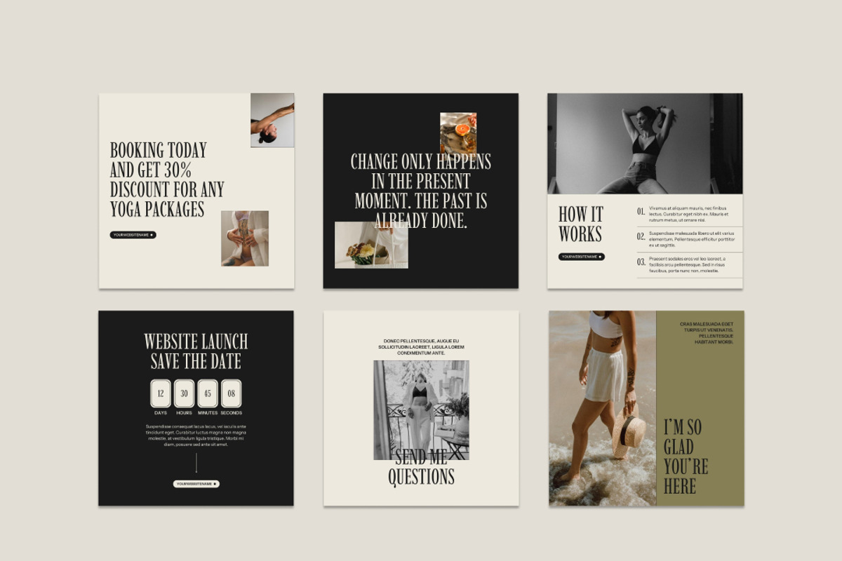 Evania | Social Media Templates, a Social Media Template by Rare Muse (Photo 4 of 12)