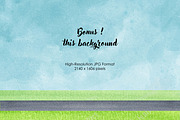 Home Sweet Home Watercolor Mini Set, an Illustration by An Design (Thumbnail 7 of 7)