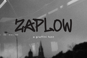 Zaplow Graffiti Hand-Drawn Font