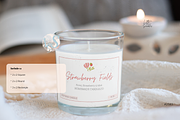 Floral Candle Label Template, a Stationery Template by Little Creative Scribbles (Thumbnail 4 of 5)