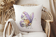 Whimsical Spring Butterfly Clipart, an Illustration by OK Design (Thumbnail 4 of 6)