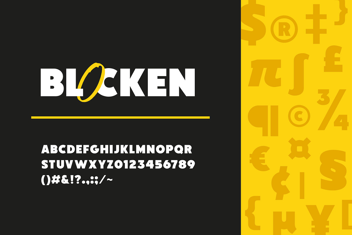 Blocken Font Duo, a Sans Serif Font by Glowtype (Photo 5 of 11)
