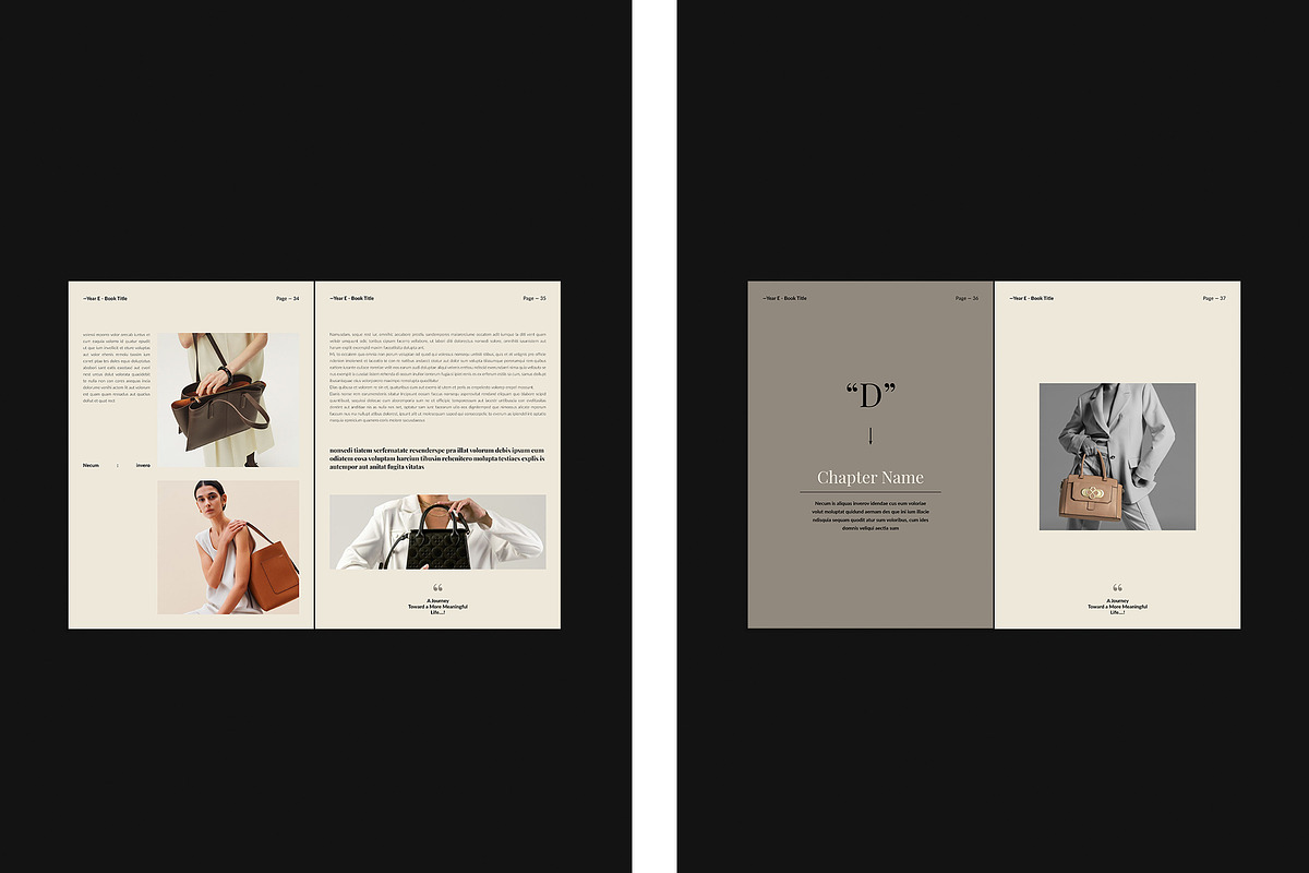 Digital E-Book Design Template, a Magazine Template by TemplateFolio-Shop (Photo 15 of 28)