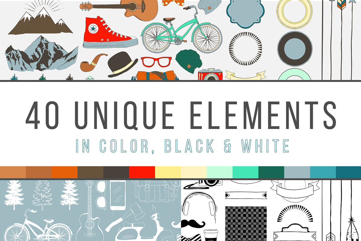 Wildlife Adventure Clipart Set, a Graphic by Ink + Eye (Photo 2 of 5)