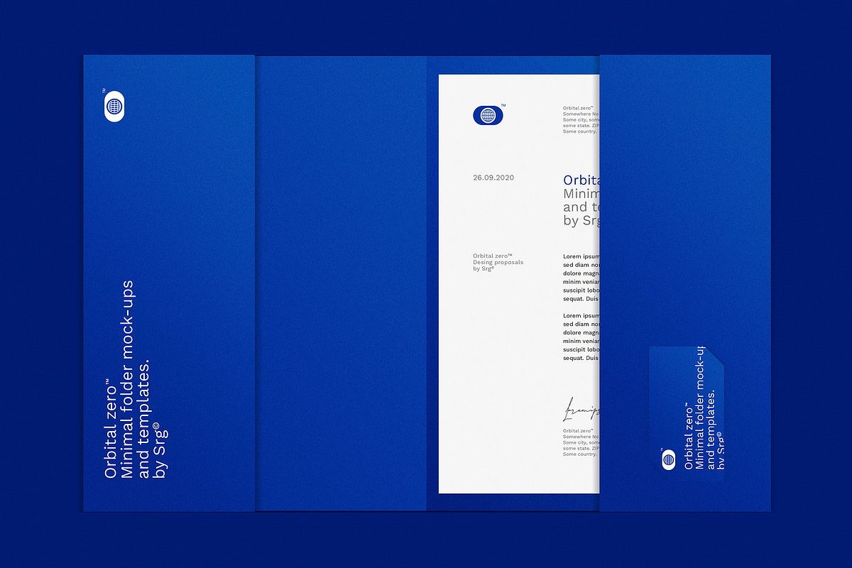 20 folder mock-ups & templates, a Product Mockup by Srg® (Photo 9 of 21)
