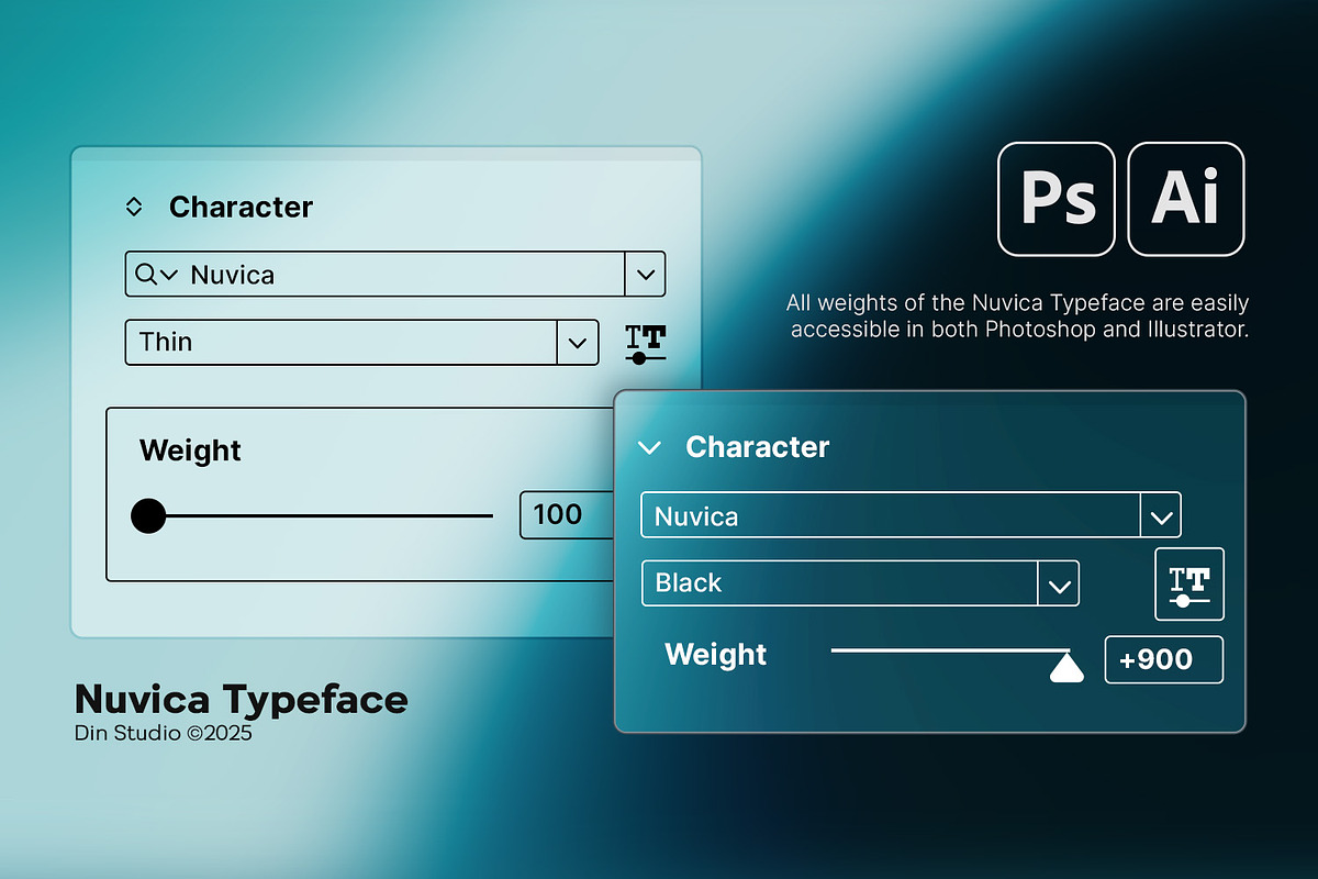 Nuvica, a Sans Serif Font by din-studio.com (Photo 10 of 15)