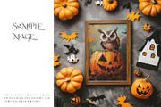 Halloween Spooky Frames Collection, a Household Mockup by mock-ups (Thumbnail 8 of 16)