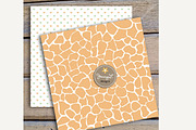 Baby Giraffe Digital Paper & Clipart, a Pattern Graphic by JennyL Designs (Thumbnail 3 of 5)