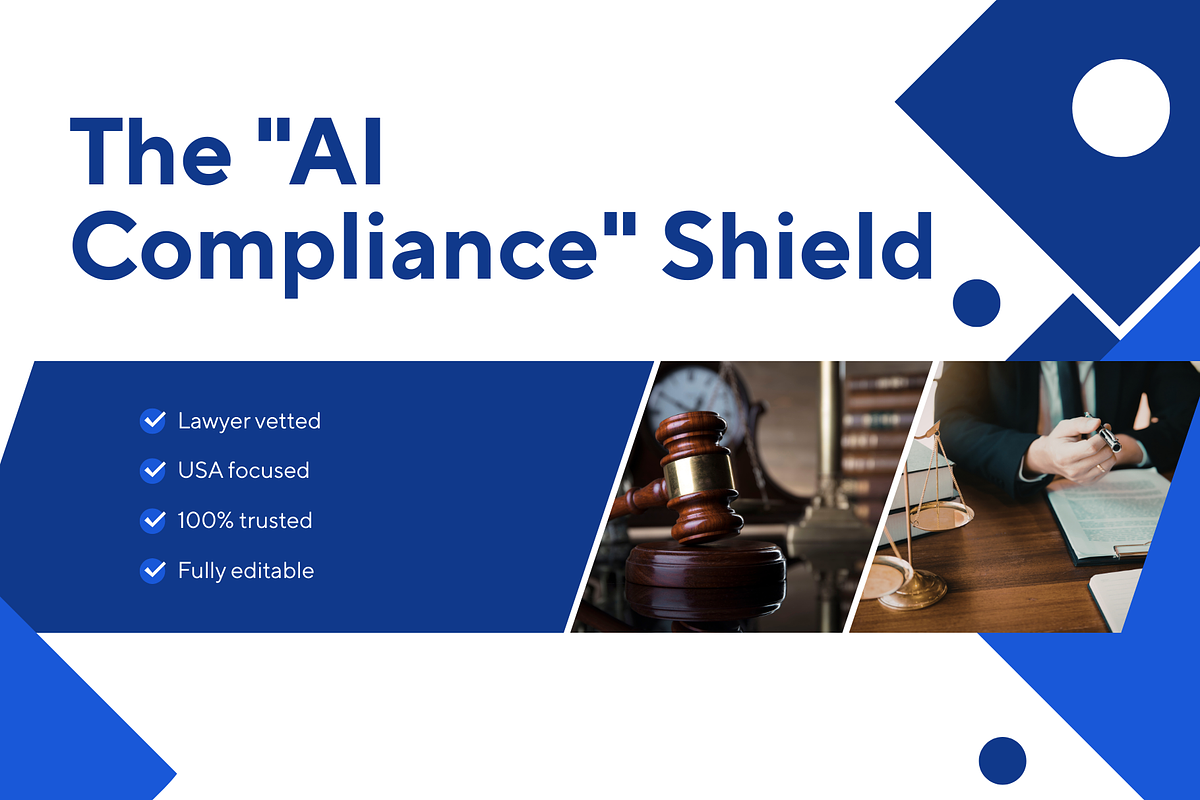 The AI Compliance Shield, a Stationery Template by Premium Digital Templates (Photo 1 of 2)