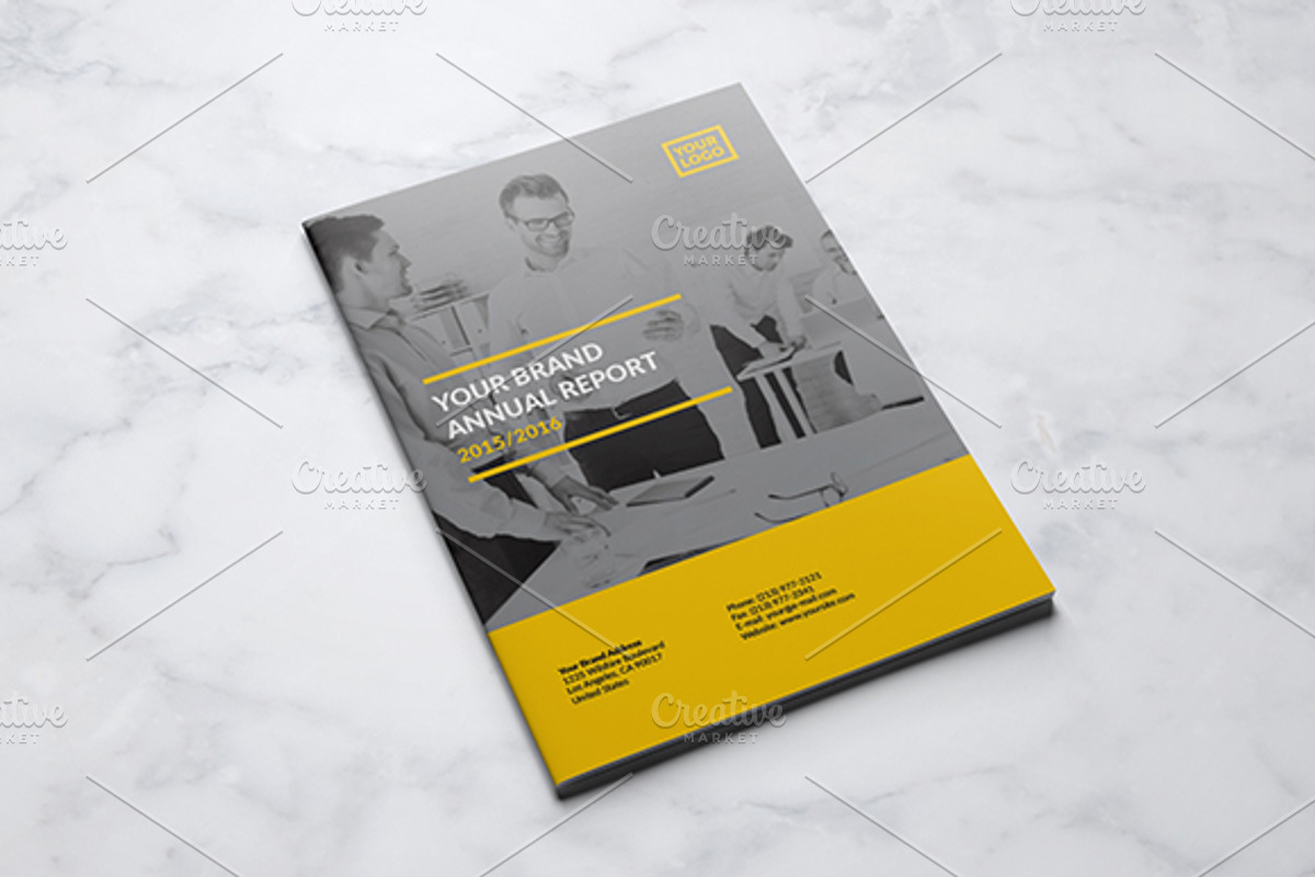 Project Annual Report, a Brochure Template by Birka Studio (Photo 1 of 19)