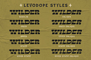 Levo Dope + Extras, a Slab Serif Font by Sitintahitam (Thumbnail 2 of 10)