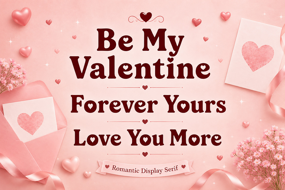 Sweetheart Serif, a Script Font by Wow Magic (Photo 4 of 5)