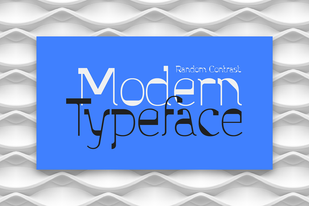 Parallax font and graphics preview 2