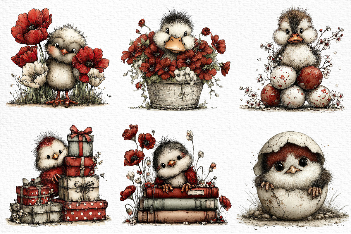 Whimsical Spring Peeking Animals PNG, an Illustration by Craft Nest (Photo 3 of 12)