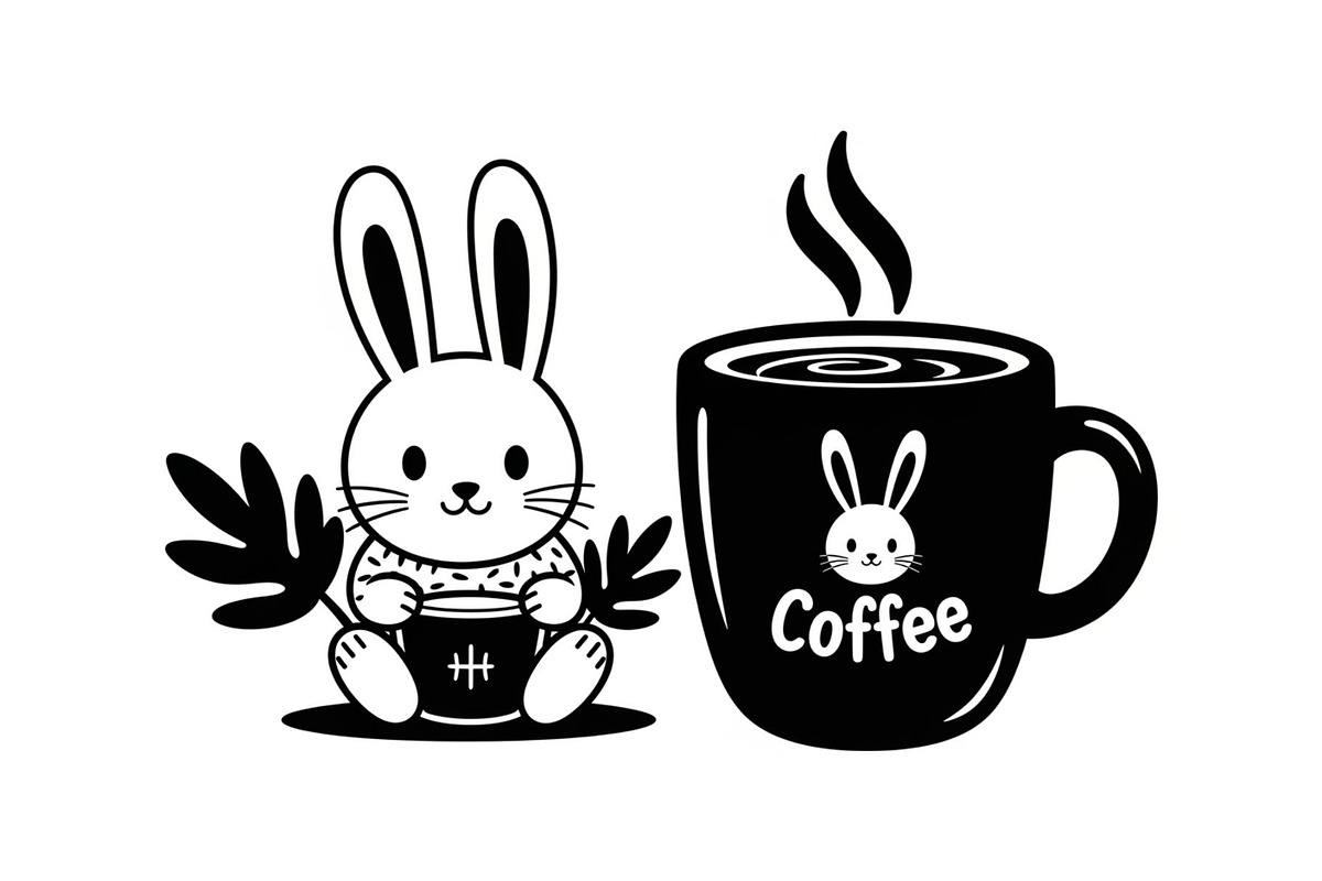 Cute Bunny Coffee Cup Vector Bundle, an Illustration by Designs_River (Photo 36 of 49)