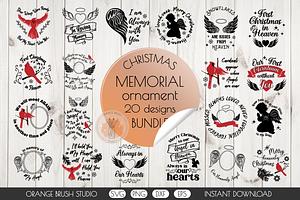 Christmas Memorial Ornament Bundle