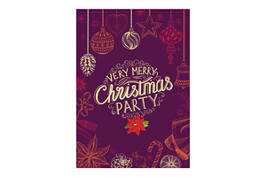 Christmas party invitation