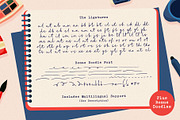 Sunday Sketches Handwritten Font, a Handwritten Font by Sam Parrett (Thumbnail 11 of 11)