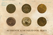 36 Authentic Gold Seals + Textures, an Object Graphic by Sick Optix (Thumbnail 4 of 8)