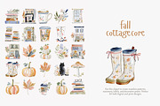 Fall cottagecore clipart set, a Decorative Illustration by Patishop Art (Thumbnail 4 of 10)