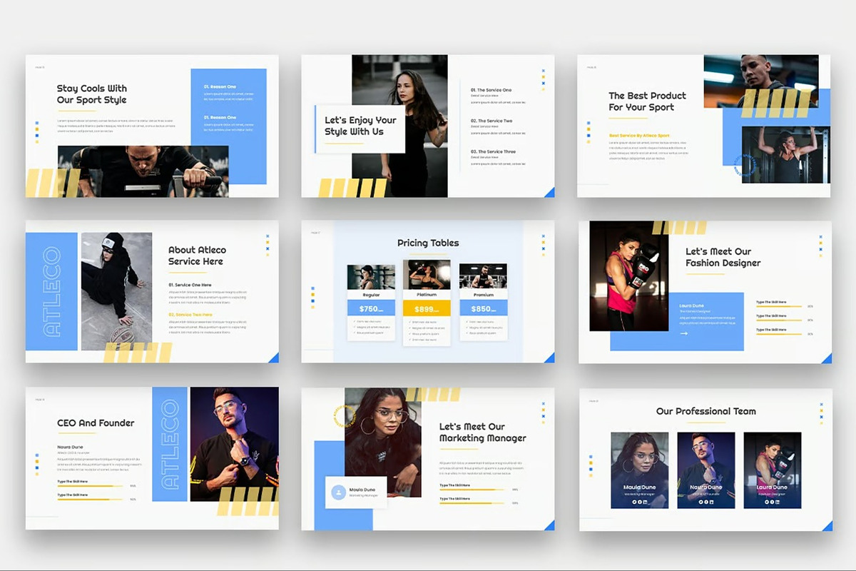 Atleco - Sport Fashion Keynote, a Presentation Template by Fit-tee (Photo 5 of 6)