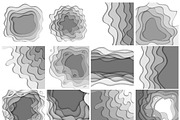 100 paper cut backgrounds, a Card Template by Akimo Mia (Thumbnail 5 of 5)