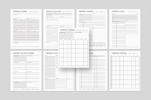 Premium Editable Planner Templates