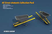 40 Street elements Collection Pack, an Architecture 3D Model by multimedia4ds (Thumbnail 16 of 70)