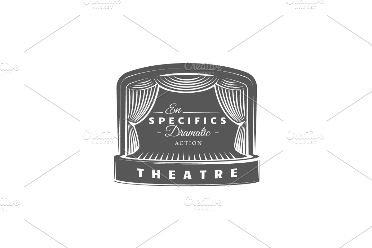 27 Theatre logos templates, a Branding & Logo Template by Art Design (Photo 25 of 38)