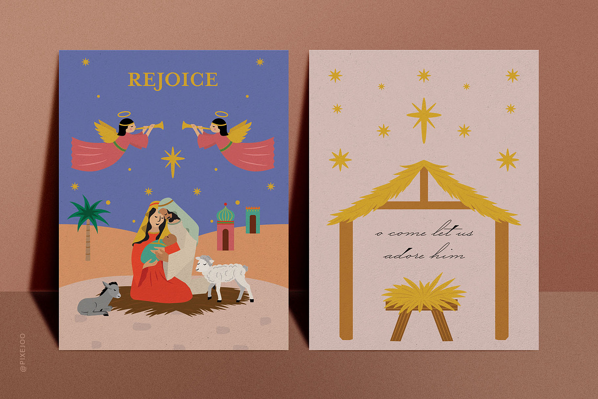 Nativity Christmas Story, an Illustration by Pixejoo (Photo 5 of 15)